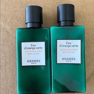 Hermes Eau d’Orange Verte’ NEW Body LOTION Travel Size x2